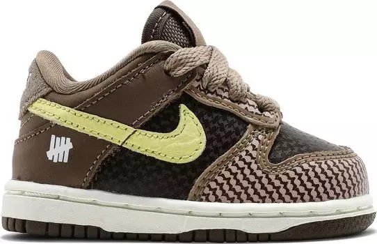 Кроссовки Nike Undefeated x Dunk Low SP TD 'Canteen', коричневый