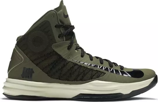 Кроссовки Nike Undefeated x Hyperdunk SP 'Olive', зеленый