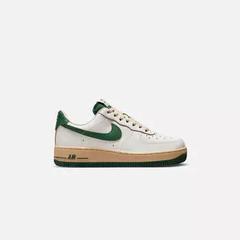 Кроссовки Nike WMNS Air Force 1 `07 LV8, цвет Sail/Gorge Green/Sesame/Pearl White