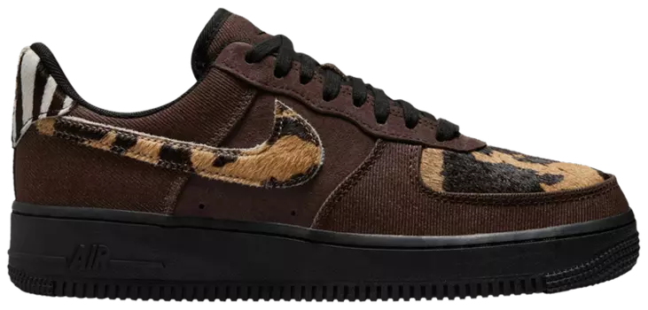 Кроссовки Nike Wmns Air Force 1 '07 'Animal Print', коричневый