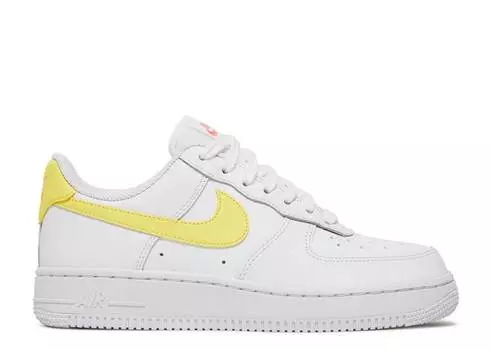 Кроссовки Nike WMNS AIR FORCE 1 '07 'WHITE LIGHT CITRON', белый