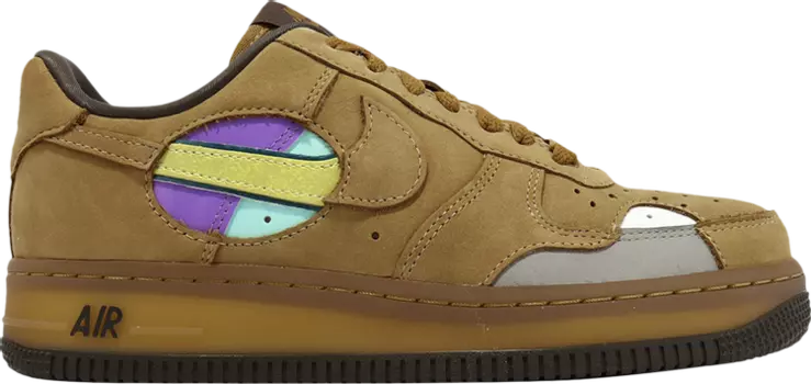 Кроссовки Nike Wmns Air Force 1 '07 LX 'See Through - Wheat', коричневый