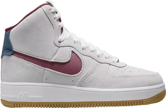 Кроссовки Nike Wmns Air Force 1 High Sculpt 'Grey Suede', серый