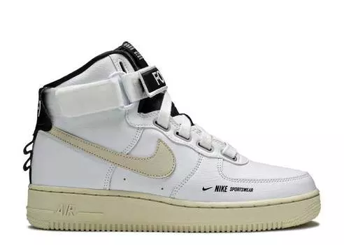 Кроссовки Nike WMNS AIR FORCE 1 HIGH UTILITY 'WHITE', белый