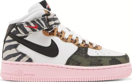 Кроссовки Nike Wmns Air Force 1 Mid 'Tunnel Walk', многоцветный