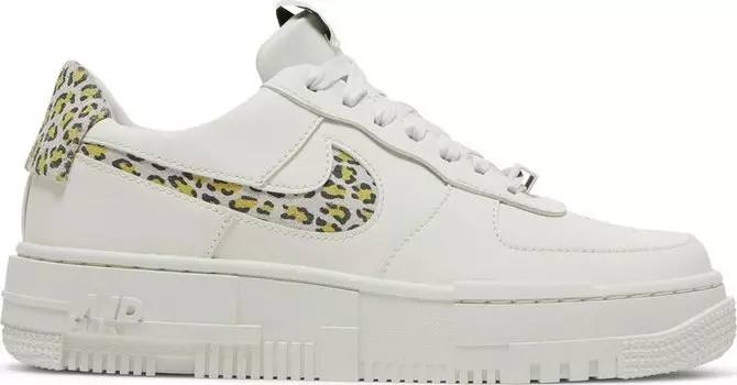 Кроссовки Nike Wmns Air Force 1 Pixel SE 'Leopard', белый