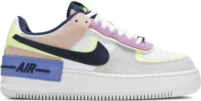 Кроссовки Nike Wmns Air Force 1 Shadow 'Crimson Tint Volt', белый