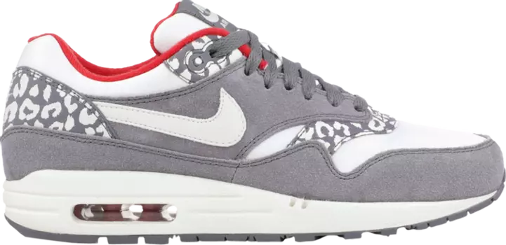 Кроссовки Nike Wmns Air Max 1 'Grey Leopard', серый