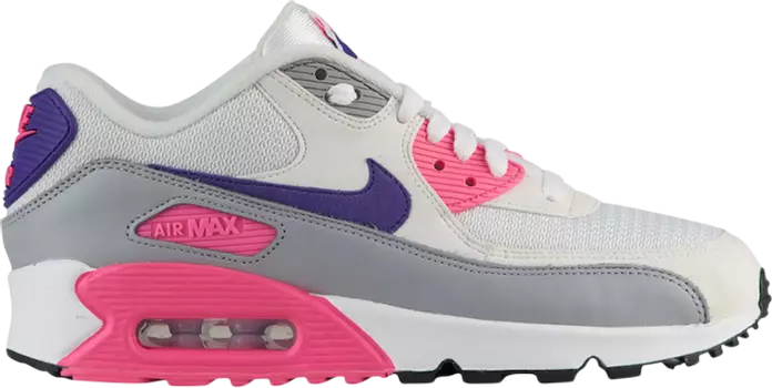 Кроссовки Nike Wmns Air Max 90 'Laser Pink', белый