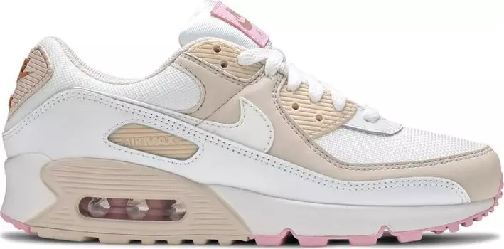 Кроссовки Nike Wmns Air Max 90 'Light Orewood Brown', белый