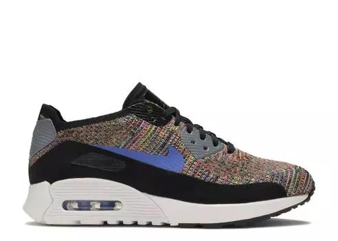 Кроссовки Nike WMNS AIR MAX 90 FLYKNIT 2.0 'MULTICOLOR', черный