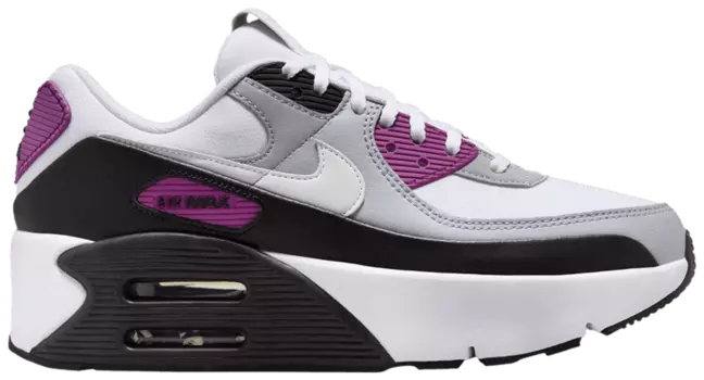 Кроссовки Nike Wmns Air Max 90 LV9 'Bold Berry Wolf Grey', белый