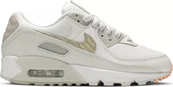 Кроссовки Nike Wmns Air Max 90 SE 'Summit White Light Bone', белый
