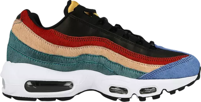 Кроссовки Nike Wmns Air Max 95 'Multicolor Pony Hair', многоцветный