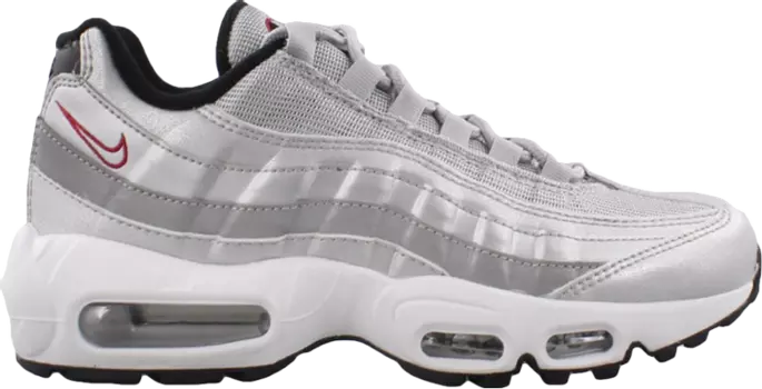 Кроссовки Nike Wmns Air Max 95 QS 'Silver Bullet', серебряный