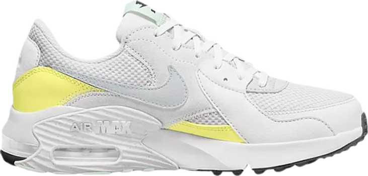 Кроссовки Nike Wmns Air Max Excee 'White Light Zitron', белый