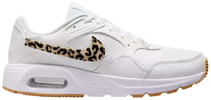 Кроссовки Nike Wmns Air Max SC 'White Leopard Swoosh', белый