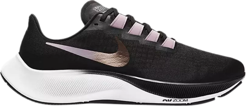 Кроссовки Nike Wmns Air Zoom Pegasus 37 'Black Light Arctic Pink', черный
