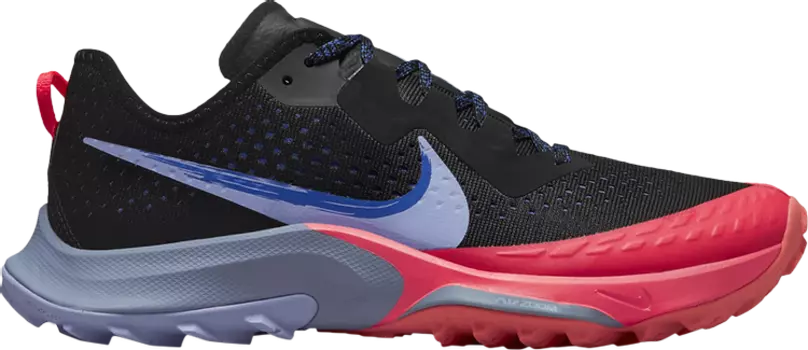 Кроссовки Nike Wmns Air Zoom Terra Kiger 7 'Black Lapis Flash Crimson', черный