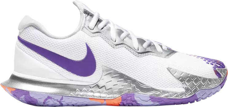 Кроссовки Nike Wmns Court Air Zoom Vapor Cage 4 'White Purple Pulse', фиолетовый