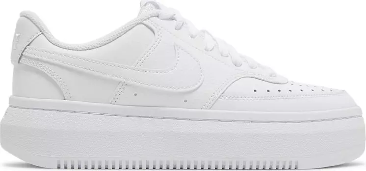 Кроссовки Nike Wmns Court Vision Alta 'Triple White', белый