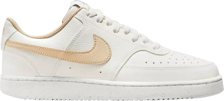 Кроссовки Nike Wmns Court Vision Low Next Nature 'Sail White Onyx', белый
