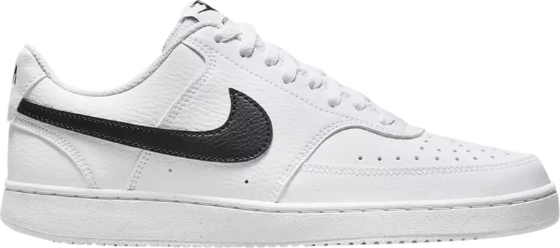 Кроссовки Nike Wmns Court Vision Low Next Nature 'White Black', белый