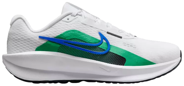 Кроссовки Nike Wmns Downshifter 13 Extra Wide 'White Stadium Green Racer Blue', белый