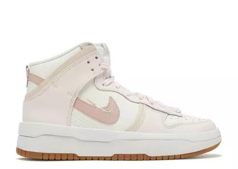 Кроссовки Nike Wmns Dunk High Up Rebel 'Pink Oxford', белый