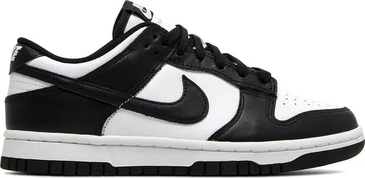 Кроссовки Nike Wmns Dunk Low 'Black White', черный/белый
