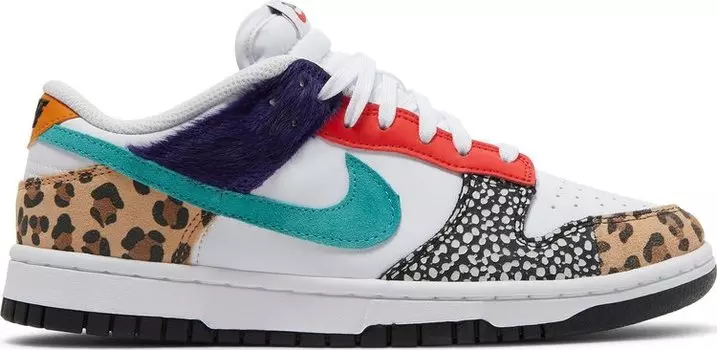 Кроссовки Nike Wmns Dunk Low SE 'Safari Mix', мультиколор