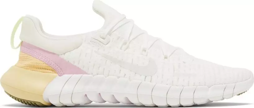 Кроссовки Nike Wmns Free Run 5.0 'Summit White Light Arctic Pink', белый