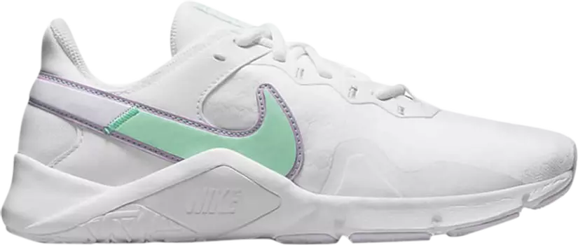Кроссовки Nike Wmns Legend Essential 2 'White Green Glow', белый