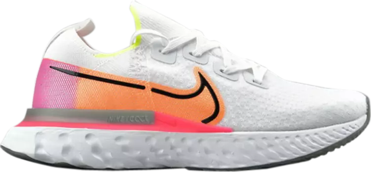 Кроссовки Nike Wmns React Infinity Run 'Pink Blast', серебряный