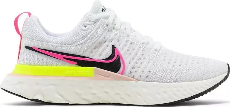 Кроссовки Nike Wmns React Infinity Run Flyknit 2 'Rawdacious', белый