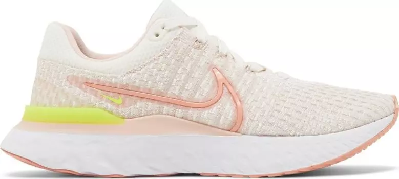 Кроссовки Nike Wmns React Infinity Run Flyknit 3 'Sail Light Madder Root', розовый