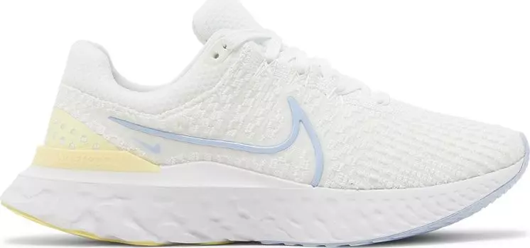Кроссовки Nike Wmns React Infinity Run Flyknit 3 'White Light Marine', белый