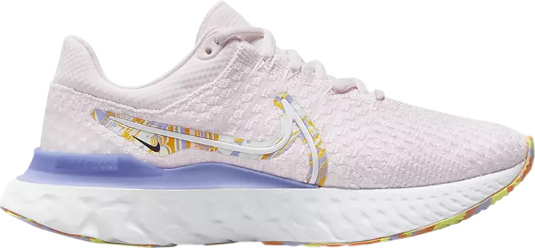 Кроссовки Nike Wmns React Infinity Run Flyknit 3 Premium 'Light Soft Pink Marble', розовый