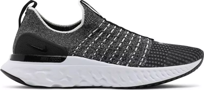 Кроссовки Nike Wmns React Phantom Run Flyknit 2 'Oreo', черный