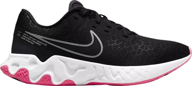 Кроссовки Nike Wmns Renew Ride 2 'Black Hyper Pink', черный