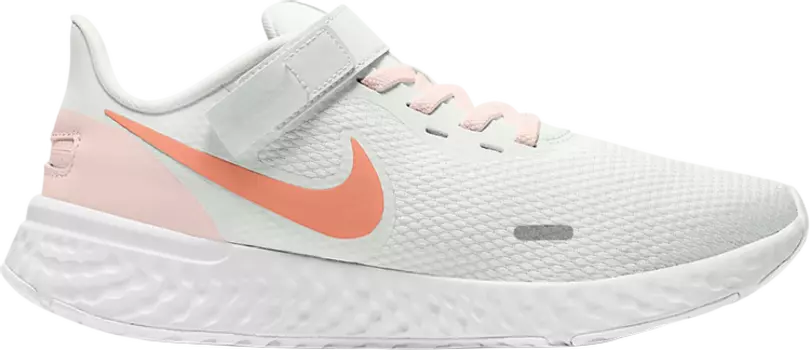 Кроссовки Nike Wmns Revolution 5 FlyEase 'Summit White Crimson Bliss', белый