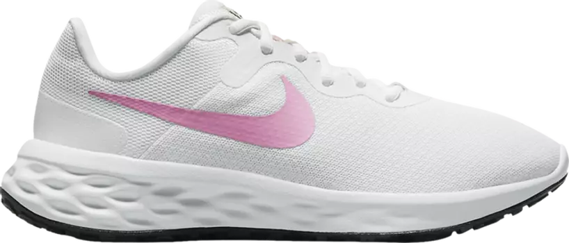 Кроссовки Nike Wmns Revolution 6 Next Nature 'White Pink Spell', белый