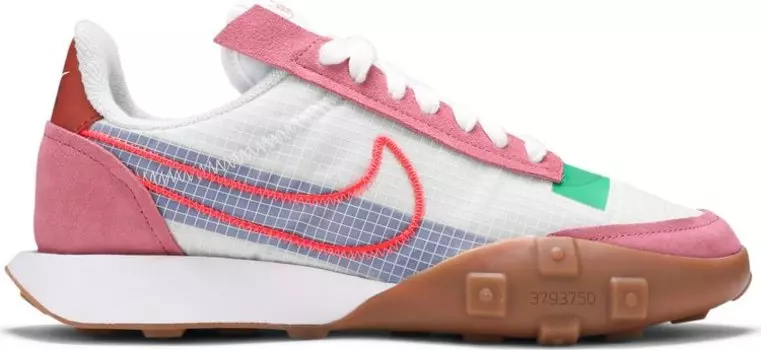 Кроссовки Nike Wmns Waffle Racer 2X 'Desert Berry Crimson', белый