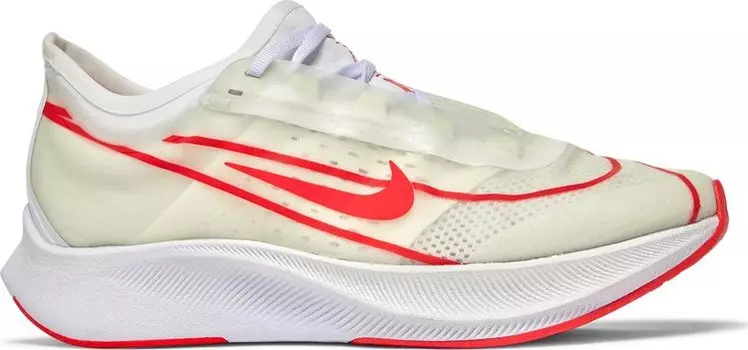 Кроссовки Nike Wmns Zoom Fly 3 'White Laser Crimson', белый