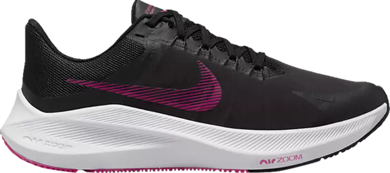Кроссовки Nike Wmns Zoom Winflo 8 'Black Fireberry', черный
