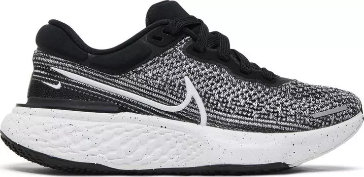 Кроссовки Nike Wmns ZoomX Invincible Run Flyknit 'White Black', серый