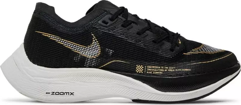Кроссовки Nike Wmns ZoomX Vaporfly NEXT% 2, черный/золотой