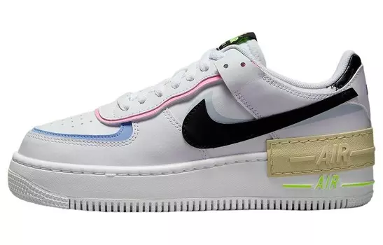 Кроссовки Nike Women's Air Force 1 Shadow 'White Black Pastel'
