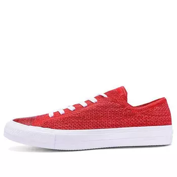 Кроссовки nike x chuck taylor all star flyknit low 'casino team red' Converse, красный