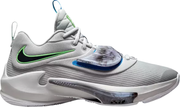 Кроссовки Nike Zoom Freak 3 EP 'Grey Fog', серый
